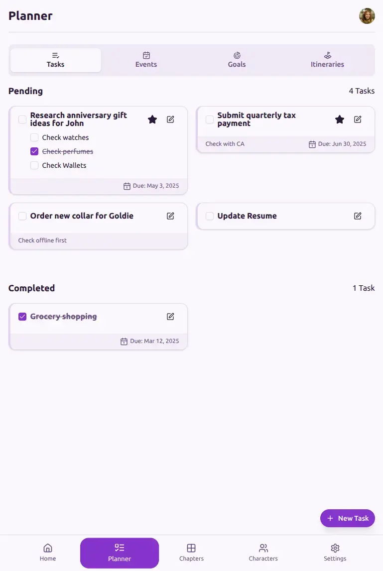 ZapJot App Preview